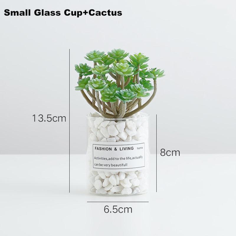 Simulated succulent home entrance living room decorations